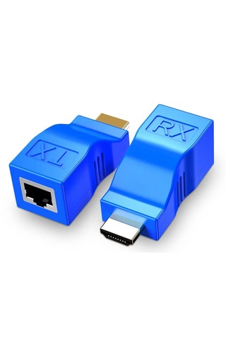 Hdmı Extender Uzatma By Cat5 Cat6 Üzerinden Uzatma 4k - 30 Metre