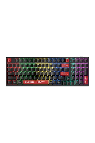 A4tech Bloody Ws98 Red Switch Rgb Kablosuz Türkçe Gaming Klavye