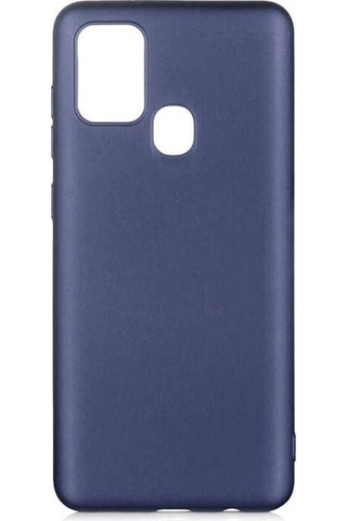 Galaxy A21s Kılıf Zore Premier Silikon Kapak Lacivert