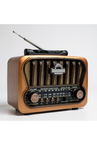 Rt-826 Güneş Panelli Nostalji Radyo,eskitme Görünüm Trend Nostaljik Radyo