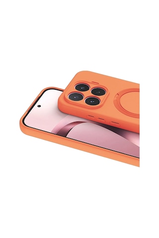 Newface Xiaomi Mi 17t Pro Regal Magsafe Standlı Kapak - Turuncu Diğer