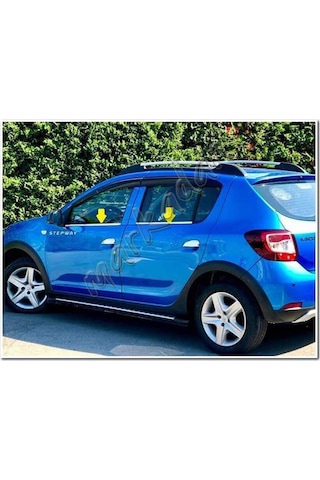 Dacia Sandero Krom Cam Çıtası 2012 Sonrası 4 Parça Paslanmaz  Çeli