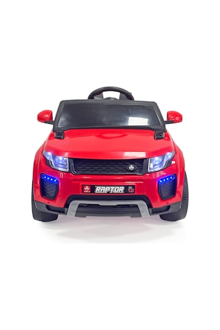 Toycar Akülü Araba 12 Volt Uzaktan Kumandalı Raptor Gt Deri Koltuk Hızlı Motor Kırmızı