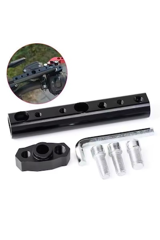 Knmaster Evrensel Motosiklet Ayna Montaj Genişletici Braketi Te