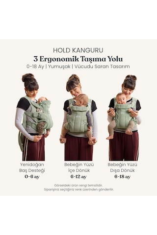 Babybjörn 2 Li Set Begin Ana Kucağı & Kanguru Hold Mesh Cream