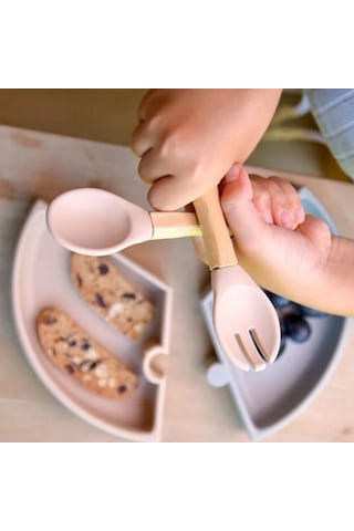 Oioi Mama Kaşık Çatal Seti Misty Lilac