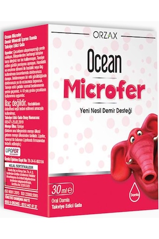 Ocean Microfer Damla Takviye Edici Gıda 30 ML Ocean Microfer Damla Takviye Edici Gıda 30 ML