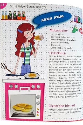 Küçük Aşçı Cerenin Mutfağı Hikaye Kitabı