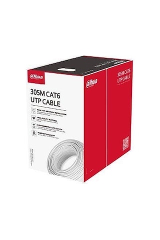Dahua 23awg Gri 305m Cca Cat6 Kablo Pfm922ı-6un-c Dahua 23awg Gri 305m Cca Cat6 Kablo Pfm922ı-6un-c