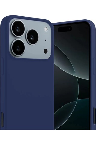 Hmngoakkllby Apple Apple iPhone Uyumlu 17 Pro/18 Pro First Silikon - Lacivert Akllhmng standart