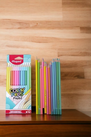 12 Pastel Renk Kuru Boya Boya Kalemi Seti Color Peps Pastel Renk 12 Li Çok Renkli