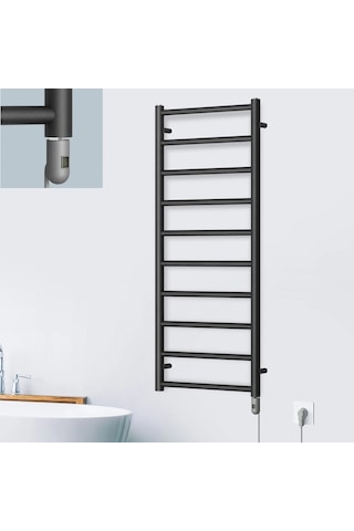 1200x500mm 500w Paslanmaz Çelik Elektrikli Havlupan Fantasy Night Black