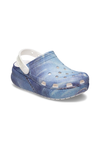 Crocs Classic Cutie Denim Clog K - White/multi Mavi - Beyaz