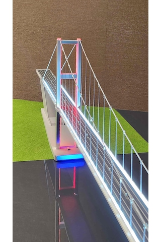 E Design Kısa Model 3D Dahili Led Aydınlatmalı Boğaz Köprüsü Modülü