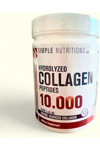 Tr Hydrolyzed Collagen Peptides Hidrolize Kolajen Peptitleri Type I-ıı-ııı Yüksek Biyoyararlanımlı 300gr 30 Se