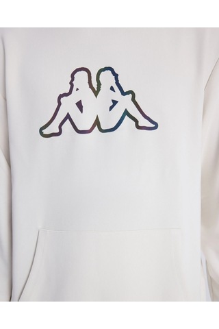 Kappa Logo Brian Hoodie-beyaz Beyaz