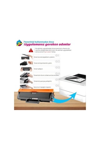 Hp Uyumlu 106a / W1106a Muadil Toner 2&apos Li Paket - Çipli / 107a / 107w / Mfp 135w / Mfp 137fnw