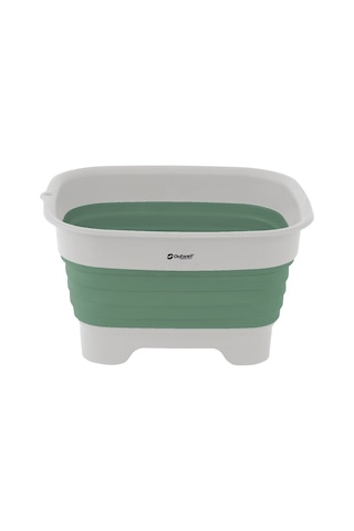 Outwell Collaps Wash Bowl W/drain Katlanır Kamp Lavabosu Yeşil-gri