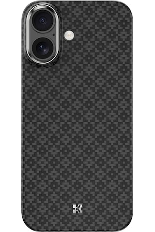 Apple Uyumlu iPhone 17 Kılıfm-safe Şarj Özellikli Benks Armorair Armorgrid Serisi Kevlar Kapak Siyah Siyah