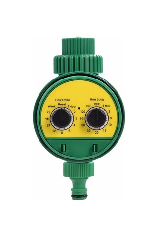 Otomatik Elektronik Bahçe Sulama Zamanlayıcı Sulama Kontrolörü Solenoid Vana Sulama Yağmurlama Bahçe Sulama Sistemi 7168