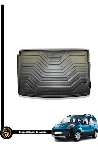 Peugeot Bipper 3d Havuzlu Paspas + Bagaj Havuzu İkili Set