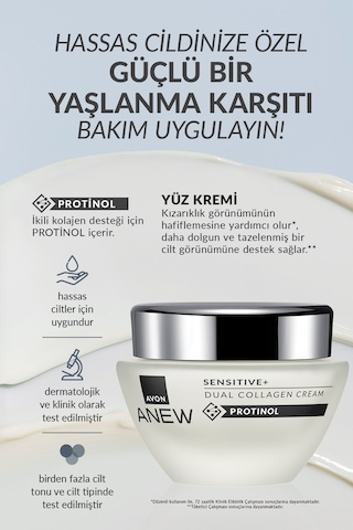 Anew Sensitive+ Yüz Ve Göz Çevresi Kremi Paketi
