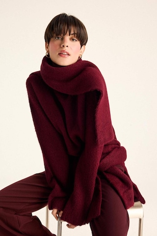 Defacto Regular Fit Yarım Balıkçı Yaka Kazak F4768ax25wnbr466 Bordo