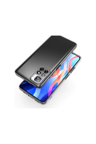Xiaomi Redmi Note 11 4G Uyumlu Kamera Korumalı 3D Şeffaf Silikon Kılıf 550908202
