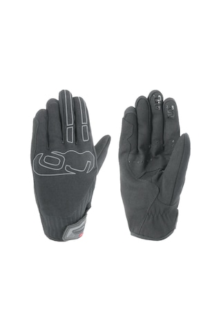 Oj Hıll Siyah Korumalı Motosiklet Eldiveni L