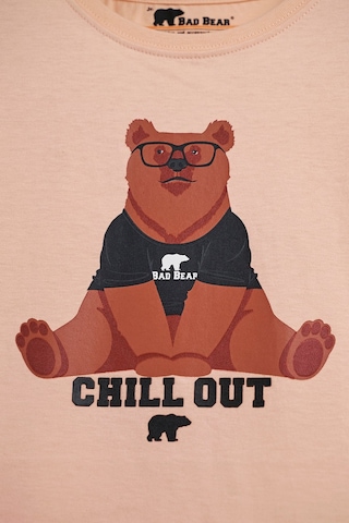 Bad Bear Caleb Pembe Baskılı Çocuk Tişört Pembe