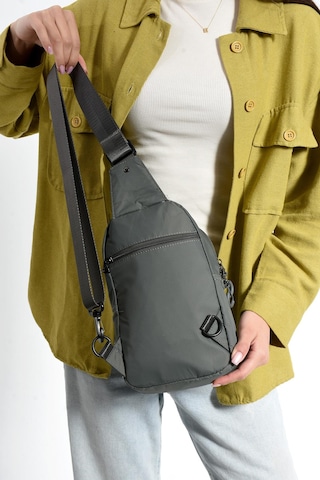 571 Collections Üç Bölmeli Unisex Göğüs Bodybag Çantası Gri Model: 571-9n