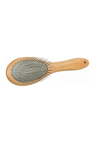 Trixie - 808 - Çift Taraflı Tarama Fıçası Bambu - Hcctrend - Saplı 6x22cm