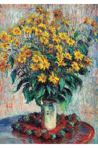 Art Puzzle Kudüs Enginar Çiçekleri, Claude Monet 1000 Parça Puzzle