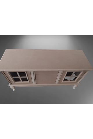 Bengimobilya Tv Sehpası Windovs Model Pencere Ahşap Kayın Avangart Aslan Ayak (483189385)