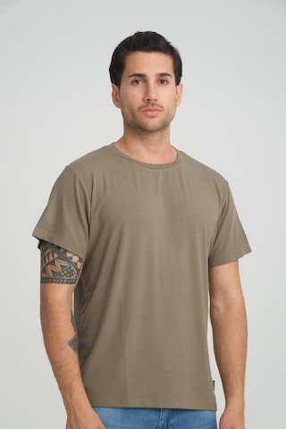 Alexander Gardi Alexandergardı Fitilli Bisiklet Yaka Regular Fit T-shirt E24-083 00 001