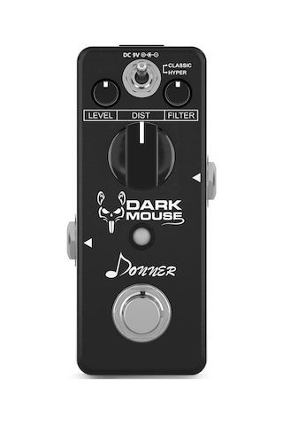 Donner Dark Mouse Distortion Pedal Siyah