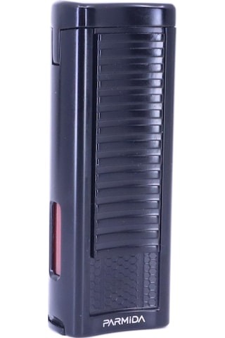 Parmida Hexagon Siyah Çift Torch Puro Çakmağı