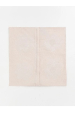 Pembe Çiçek Figürlü Kırlent 45x45 Cm