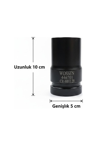 Wossen 1" E29 Dişi Ribe Havalı Ağır Lokma Havalı Makina Kullanıma Uygun