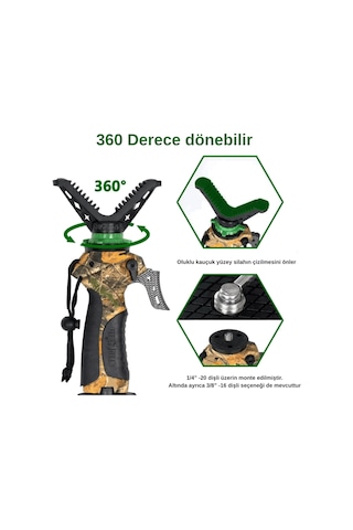 Fierydeer Tetikli Sistem Atış Monopodu Gen4 108-165cm Ayarlı