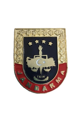 Hadpols Özel Üretim Metalik Simge Kişisel Aksesuar Askeri Arma Cüzdan Arması Jandarma