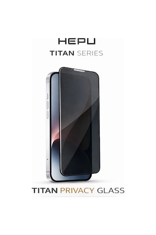 HEPU TITAN Privacy Cam Ekran Koruyucu – iPhone 13 / 13 Pro / 14 / 16e Uyumlu