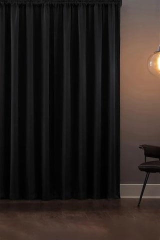 Özenev Blackout Işık Geçirmez Fon Perde Siyah Pilesiz Ekstraforlu Karartma Güneşlik 100x250 Çok Renkli