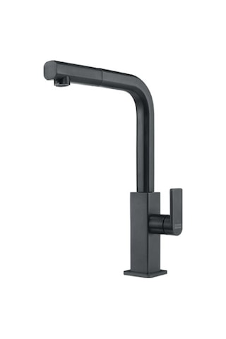 Franke Mythos Doccia Mat Siyah Eviye Bataryası 115.0550.442