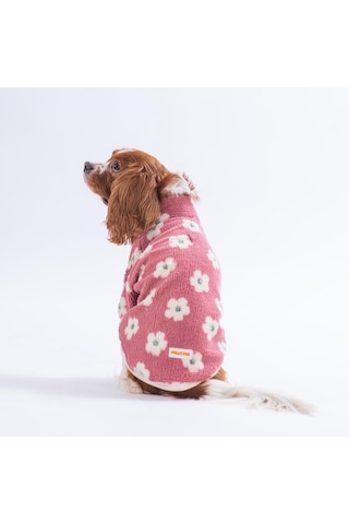 Avenra Bloom Ceket Çiçek Desenli Batik Kedi Köpek Ceketi Kedi Köpek Kıyafeti Kedi Köpek Elbisesi
