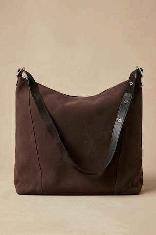 Vellbags Şık Kahverengi Kadın Omuz Çantası Fermuarlı Modern Tasarım Acı Kahverengi