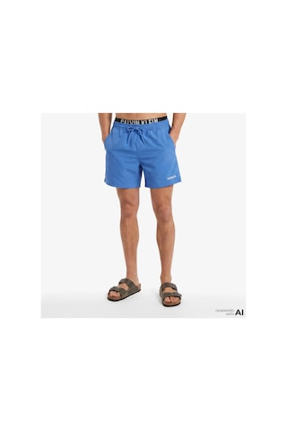 Calvin Klein Medium Drawstring Erkek Mavi Deniz Şortu-16072 Aegean Ocean