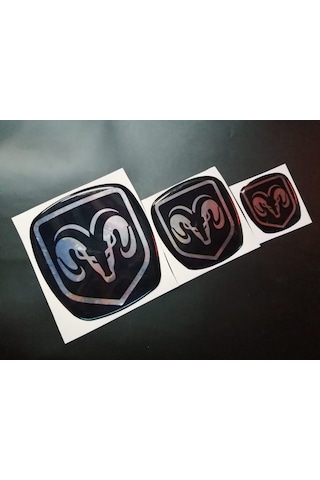 Fiat Egea Sedan Dodge Logo Arma Set 3'lü