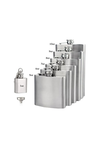 Çelik 5 Oz 147 Ml İçki Matarası Tdrtr Renkli