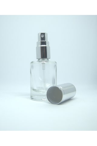 Boş Parfüm ve Kolonya Şişesi 12 ML 3 Adet Boş Metal Gri Sprey
